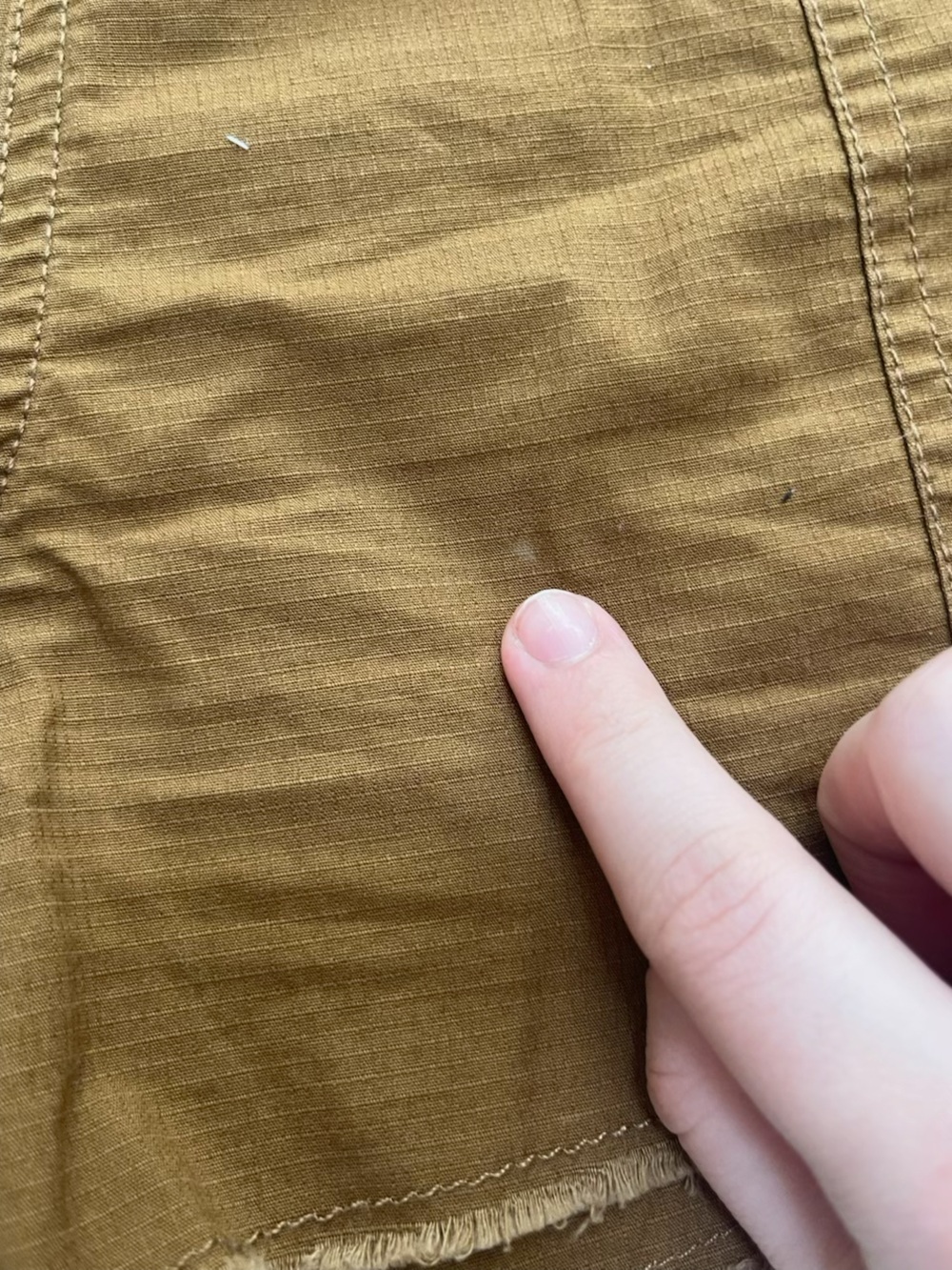 Vuori ripstop summer Shorts in Brown tan umber color Athliesure S - Picture 4 of 8